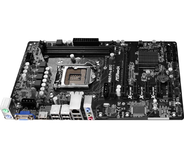 ASRock H61-PRO BTC (H61 PCI-E DDR3) - 168375 - zdjęcie 2